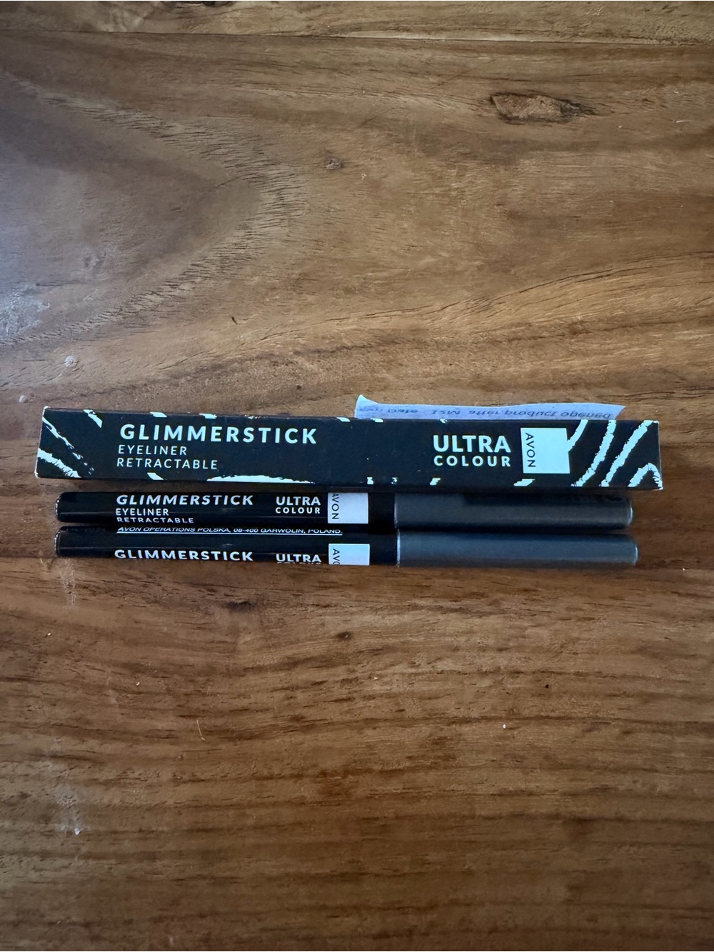 Avon bundle lot Glimmerstick Ultra Colour Retractable Eyeliner in Saturn Grey x3